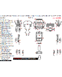 Wow Trim ® - 85 Pcs Full Dash Kit (CTSO14B), Diagram