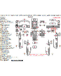 Wow Trim ® - 87 Pcs Full Dash Kit With 'HEMI' Logo (CR3005N)