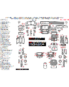 Wow Trim ® - 89 Pcs Full Dash Kit (CTTE07B)