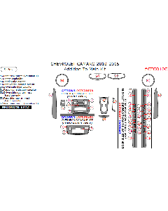 Wow Trim ® - 9 Pcs Addition To Main Dash Kit (CTCO10C)