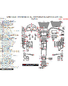 Wow Trim ® - 90 Pcs Full Dash Kit (CTTS09B)
